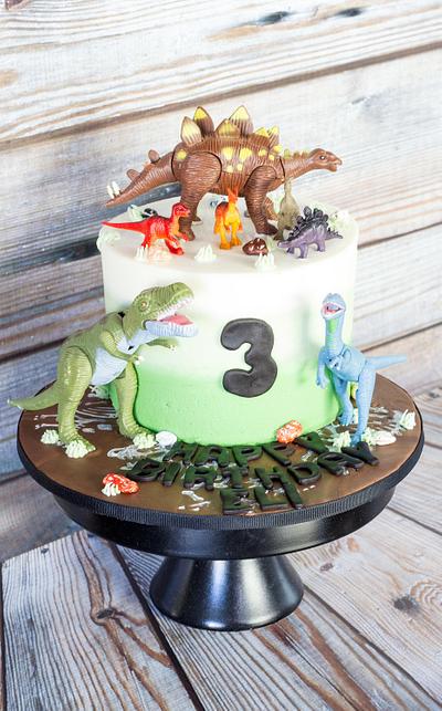 Dinosaurs - Cake by Anchored in Cake