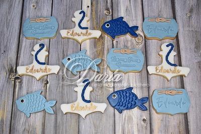 Sea themed cookies - Cake by Daria Albanese