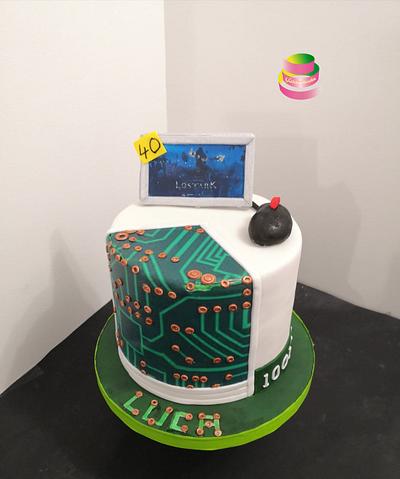 Computer cake - Cake by Ruth - Gatoandcake