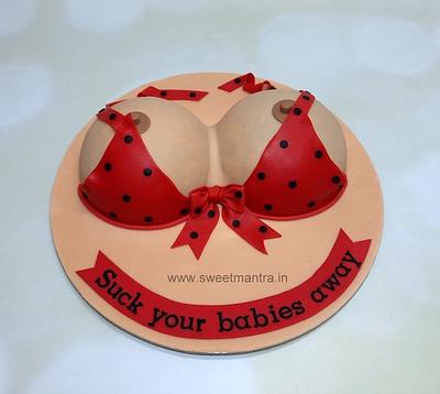 Boobs cake - Cake by Sweet Mantra Homemade Customized Cakes Pune