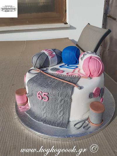 Knitting Cake - Cake by Rena Kostoglou