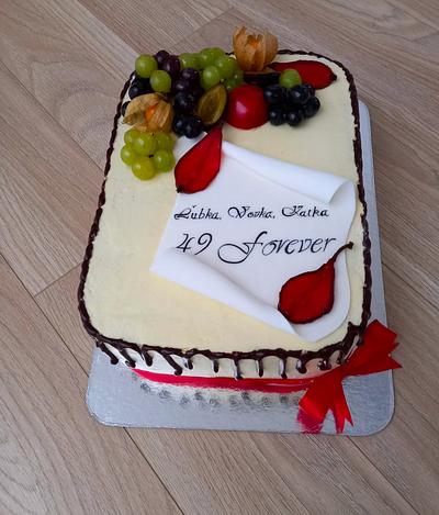 49 forever  - Cake by Janka