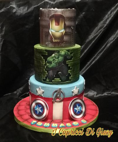 Avengers  - Cake by Maria principessa 
