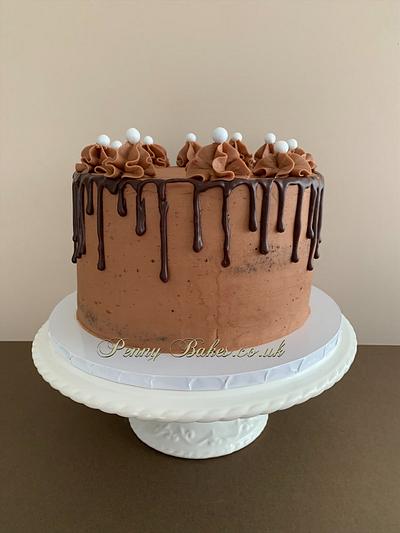 Chocolate and raspberry layer cake - Cake by Popsue