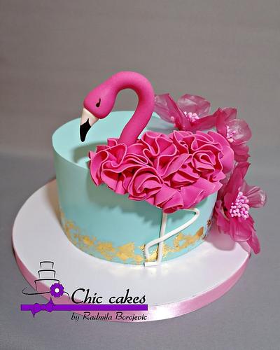 Flamingo cake - Cake by Radmila