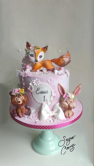 Lovely little animals - Cake by Tanya Shengarova