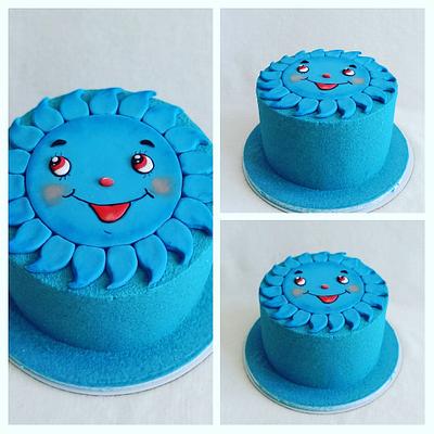 Blue sun - Cake by Anka