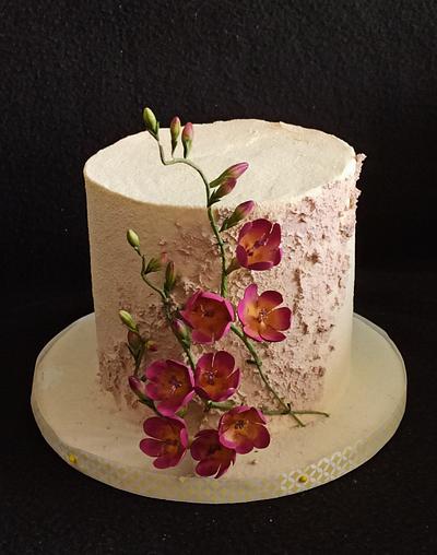 Cake with fressia - Cake by Anka