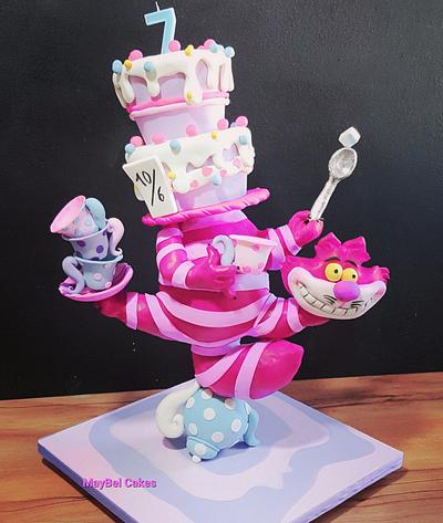 Cheshire's tea party  - Cake by MayBel's cakes
