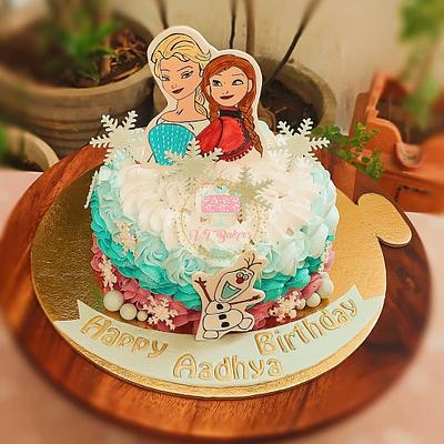 Freehand painted cake - Cake by Arti trivedi
