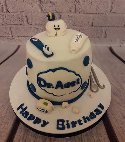 Dentist cake - Cake by Noha Sami