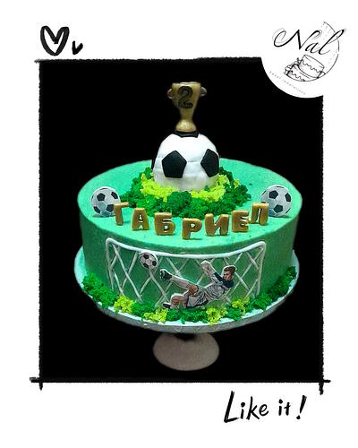 Football cake  - Cake by Nal
