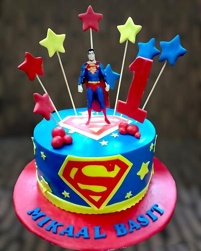 Superman cake  - Cake by Occasions Cakes