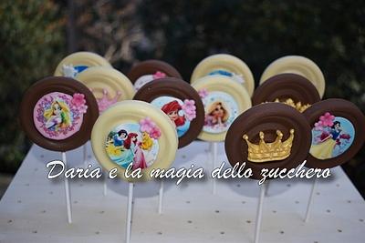 Chocolate lollipops Disney princess - Cake by Daria Albanese