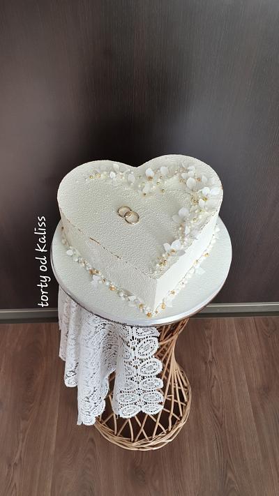 Wedding heart  - Cake by Kaliss