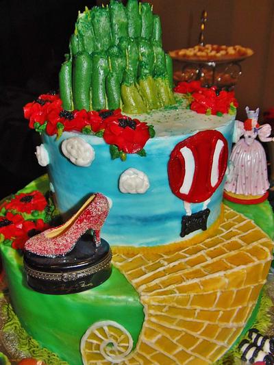 Wizard of Oz tiered cake - Cake by Nancys Fancys Cakes & Catering (Nancy Goolsby)
