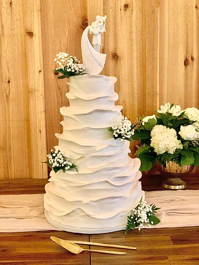 Romantic & Elegant Wedding Cake - Cake by Brandy-The Icing & The Cake