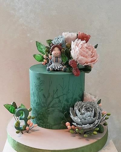 Peony Cake  - Cake by Make & Bake Türkiye
