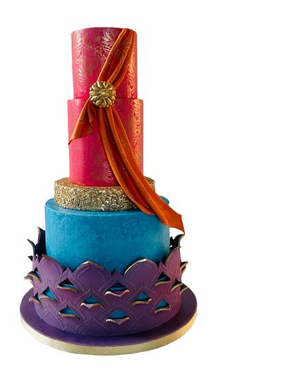 Bollywood cake  - Cake by Cindy Sauvage 