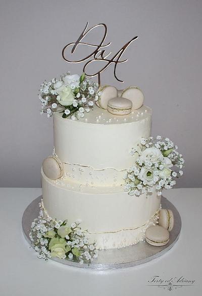 Wedding cake - Cake by Adriana12