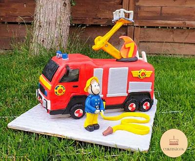 Fireman Sam is ready for action - Cake by Cukniságok