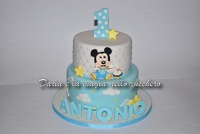 Baby Mickey Mouse cake - Cake by Daria Albanese