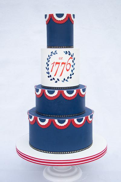 Happy Birthday America - Cake by Pamela Jane