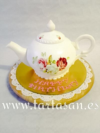 3D konvice na čaj - Cake by TartaSan - Damian Benjamin Button