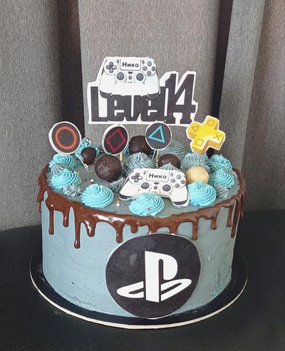 Playstation cake - Cake by BoryanaKostadinova
