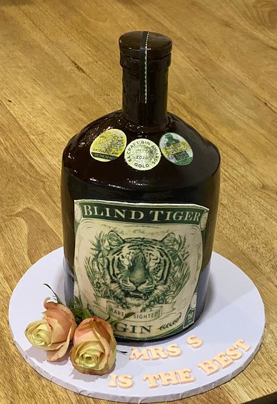 Blind Tiger Gin - Cake by Rhona