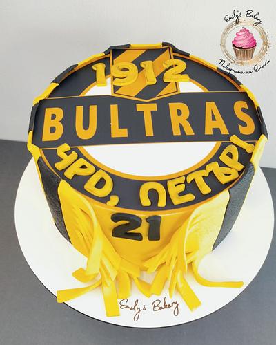 Botev Plovdiv Football cake - Cake by Emily's Bakery
