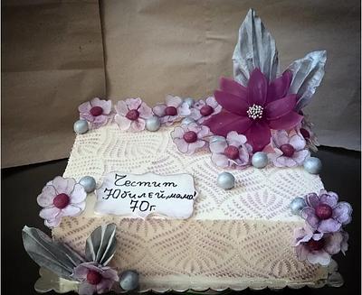Anniversary cake   - Cake by Anita