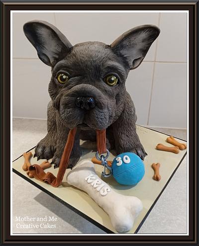 French Bulldog cake - Cake by Mother and Me Creative Cakes