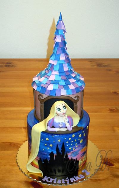 Rapunzel - Cake by Derika