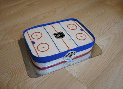 Ice hockey inspiration  - Cake by Janka