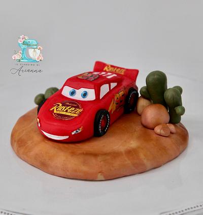 Saetta McQueen cake topper  - Cake by Arianna