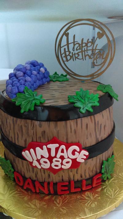 Wine Barrel Cake - Cake by Jazz