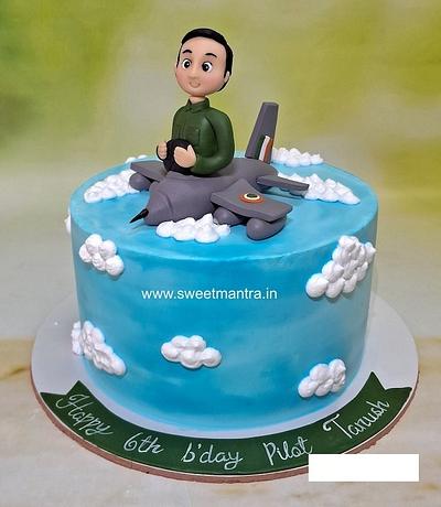 Fighter jet plane cake - Cake by Sweet Mantra Homemade Customized Cakes Pune