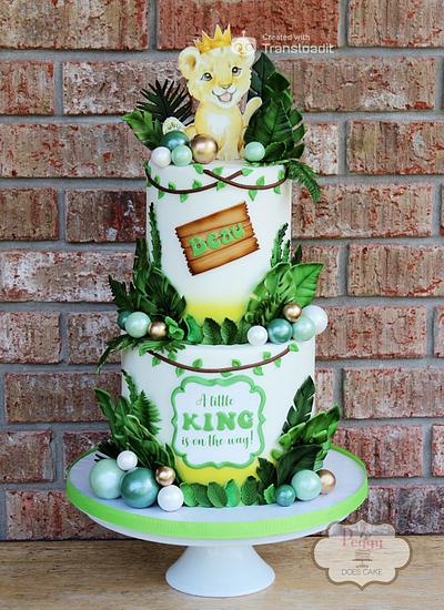 A Little King is on the Way Cake - Cake by Peggy Does Cake