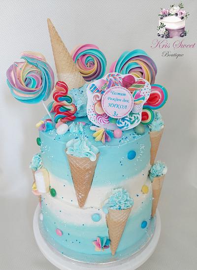 Cake Ice cream 🍦 - Cake by Kristina Mineva