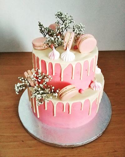 Pink cake - Cake by Vebi cakes