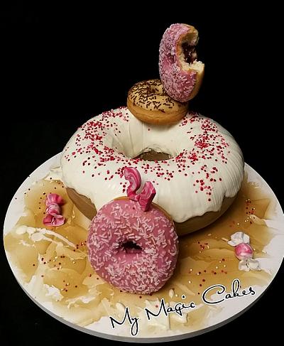 Birthday Donut - Cake by My Magic Cakes 