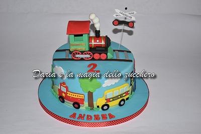 Vehicles cake - Cake by Daria Albanese