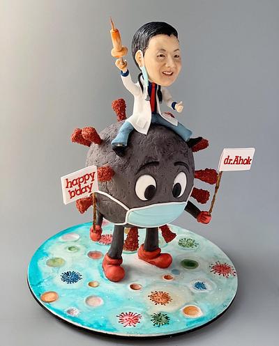 Doctor vs covid-19 - Cake by Dsweetcakery