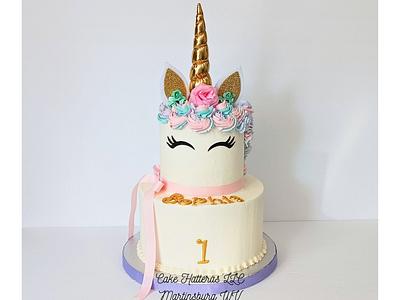 Unicorn Cake for First Birthday - Cake by Donna Tokazowski- Cake Hatteras, Martinsburg WV