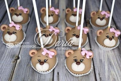 Teddy bear cakepops  - Cake by Daria Albanese