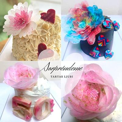 Flower cakes - Cake by Tartas_Ljubi