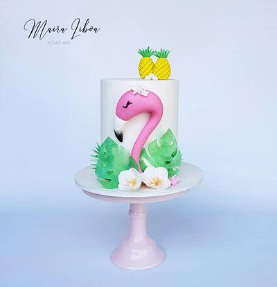 Flamingo  - Cake by Maira Liboa