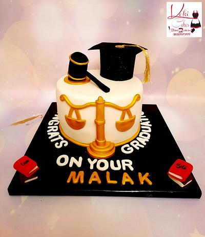 "Lawyer graduation cake" - Cake by Noha Sami