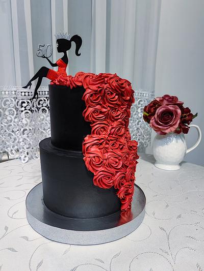 Gorgeous red - Cake by Vyara Blagoeva 